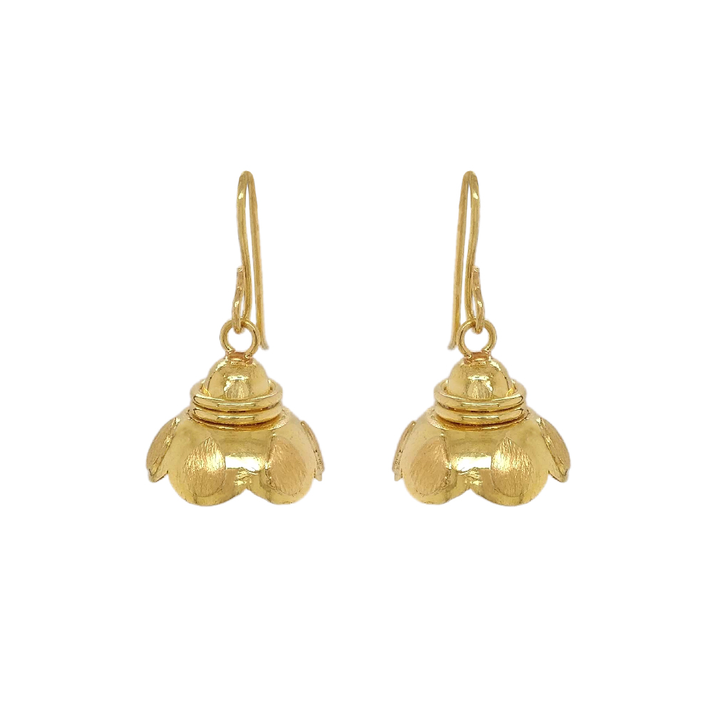 Gold Jhumkas Gold Earrings For Baby Girl With Price Shop Baby 18K